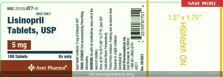 Generic Lisinopril (Lisinopril) 20mg — Lowest Price From $0.14